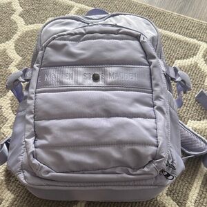Steve Madden Silver Backpack